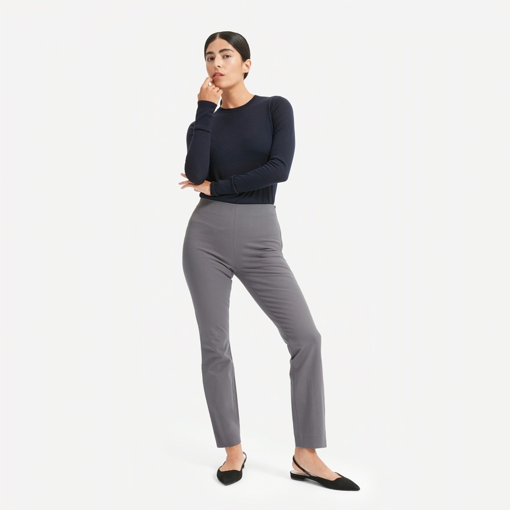 Everlane Side-Zip Work Pant in Stretch Cotton